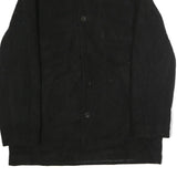 CHAPS Mens Black Cotton Jacket XL Zip Classic Stylish Casual Outerwear