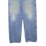DICKIES Mens Regular Fit Blue Denim Jeans W40 L32 Cotton Blend Zip Closure