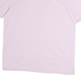 PUMA Womens Lilac Crew Neck Short Sleeve Classic Fit Cotton T-Shirt L