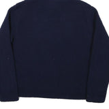 FILA Womens Navy Hoodie 2XL Polyester Blend Pullover Logo Sweatshirt