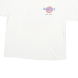 Mens White Lake Tahoe Hard Rock Cafe Graphic T-Shirt M Short Sleeve Crew Neck