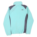 THE NORTH FACE Womens Blue & Grey Zip Jacket XL Polyester Blend Fleece Outdoor