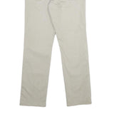 WRANGLER Mens Regular Fit Beige Cotton Blend Trousers W34 L32 Casual Straight