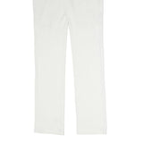 COAST Womens Joggers White L W30 L32 Slim Straight Polyester Blend Casual Wear
