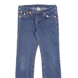 TRUE RELIGION Womens Slim Blue Denim Jeans W29 L29 Zip Pockets Classic Fit
