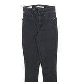 LEVI'S 721 Womens Jeans Black Slim Skinny Denim Dark W23 L28 Stretch Fashion