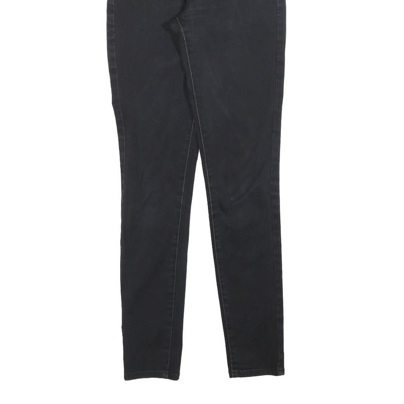 LEVI'S 721 Womens Jeans Black Slim Skinny Denim Dark W23 L28 Stretch Fashion