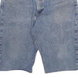 WRANGLER Mens Denim Blue Casual Shorts 2XL W36 Cotton Blend Relaxed Fit