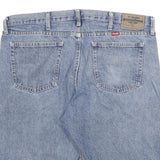 WRANGLER Mens Denim Blue Casual Shorts 2XL W36 Cotton Blend Relaxed Fit