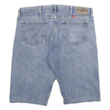WRANGLER Mens Denim Blue Casual Shorts 2XL W36 Cotton Blend Relaxed Fit