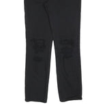 LEVI'S 511 Slim Mens Black Slim Skinny Denim W33 L32 Ripped Stretch Cotton Blend