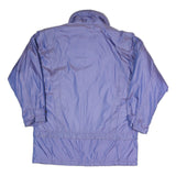 KLEPPERS Womens Purple Jacket L Polyester Blend Zip Lightweight Casual