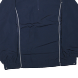 NIKE Mens Blue Half Zip L Polyester Blend Sweatshirt Sports Training