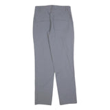 CRANE Womens Relaxed Grey Trousers W28 L30 Zip Polyester Blend Casual Outdoor