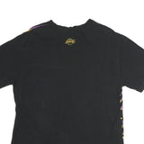 NBA Mens Black & Purple Los Angeles Lakers Graphic T-Shirt M Short Sleeve Crew