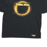 WWE Mens Black Ember Moon Graphic T-Shirt XL Short Sleeve Crew Neck Official