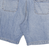 WRANGLER Mens Denim Cargo Blue Shorts 3XL W38 Relaxed Fit Workwear
