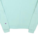 CHAMPION Mens Light Blue Crew Neck S Cotton Blend Pullover Sweatshirt
