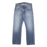 LEVI'S 505 Mens Jeans Blue Regular Straight Denim Medium W32 L30 Classic Cotton