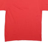 COCA COLA Mens Red Graphic T-Shirt L Short Sleeve Crew Neck Logo Slogan