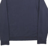 CALVIN KLEIN Mens Navy Blue Sweatshirt Crew Neck M Logo Print