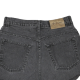 CALVIN KLEIN Womens Shorts Black Denim Cut-Off M W30 Distressed Hem Casual