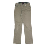 RALPH BY RALPH LAUREN Womens Cotton Blend Beige Slim Straight Trousers W28 L30