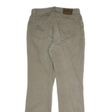 RALPH BY RALPH LAUREN Womens Cotton Blend Beige Slim Straight Trousers W28 L30