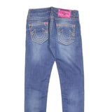 TRUE RELIGION Womens Jeans Blue Slim Skinny Denim Medium W28 L29 Fashion Cotton