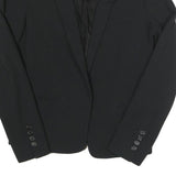 MAX&CO Womens Black Tailored Jacket XS Polyester Blend Button Closure Classic