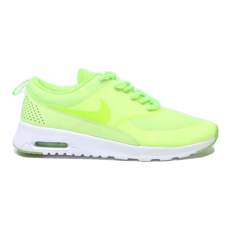 NIKE Air Max Thea Womens Low Top Trainers Neon Green & White Synthetic UK 6