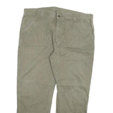 CARHARTT Mens Cotton Blend Beige Regular Straight Trousers W41 L28 Workwear