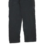 CARHARTT Mens Black Cotton Blend Regular Fit Straight Leg Trousers W32 L32