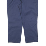 DICKIES Mens Regular Fit Navy Blue Work Trousers W42 L29 Zip Closure Durable