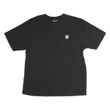 CARHARTT Mens Black Graphic T-Shirt XL Short Sleeve Crew Neck Sharp Companies