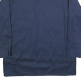 DICKIES Mens Blue Workwear Shirt L Long Sleeve Cotton Button Pocket