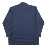 DICKIES Mens Blue Workwear Shirt L Long Sleeve Cotton Button Pocket