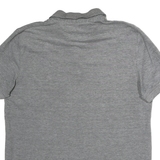 TOMMY HILFIGER Mens Grey Short Sleeve Plain M Cotton Polo Shirt Classic Fit