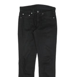 LEVI'S 511 SLIM Womens Black Slim Denim Raw W28 L32 Slim Fit Jeans