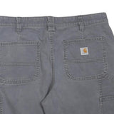 CARHARTT Womens Shorts Grey Casual Cotton Blend M W32 Functional Pockets