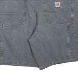 CARHARTT Womens Shorts Grey Casual Cotton Blend M W32 Functional Pockets