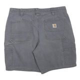 CARHARTT Womens Shorts Grey Casual Cotton Blend M W32 Functional Pockets