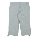 LOFT Womens Shorts Blue Casual Cargo M W30 Cotton Blend Utility Pockets