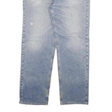 CARHARTT Mens Relaxed Blue Denim Light Wash W40 L33 Casual Cotton Zip Jeans