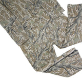 COMMANDER Mens Beige Brown Cotton Blend Dungarees L W40 L28 Camouflage Relaxed
