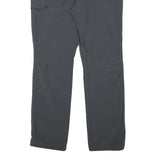 SCHOFFEL Womens Polyester Blend Grey Regular Fit Straight Trousers W35 L30