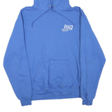 CHAMPION Mens Blue Hoodie L Cotton Blend Pullover Sweater Casual