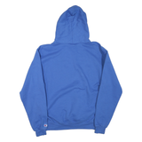 CHAMPION Mens Blue Hoodie L Cotton Blend Pullover Sweater Casual