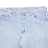 WRANGLER Mens Denim Blue Classic Fit Shorts XL W38 Cotton Blend Casual Summer