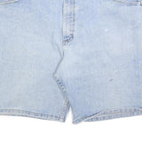 WRANGLER Mens Denim Blue Classic Fit Shorts XL W38 Cotton Blend Casual Summer